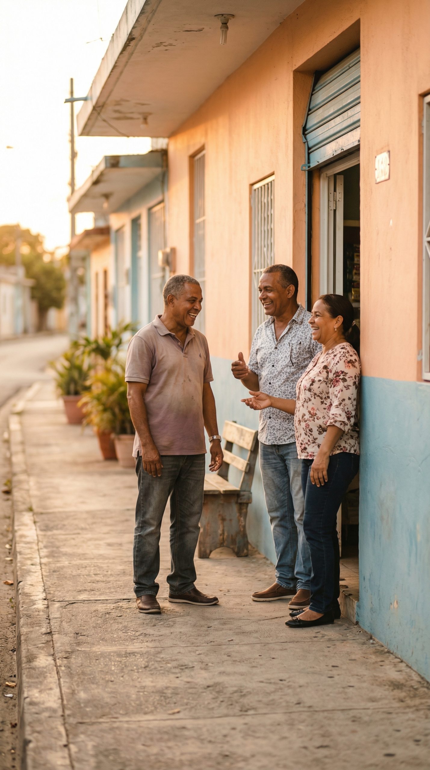 Equipo entregando apoyo a la comunidad